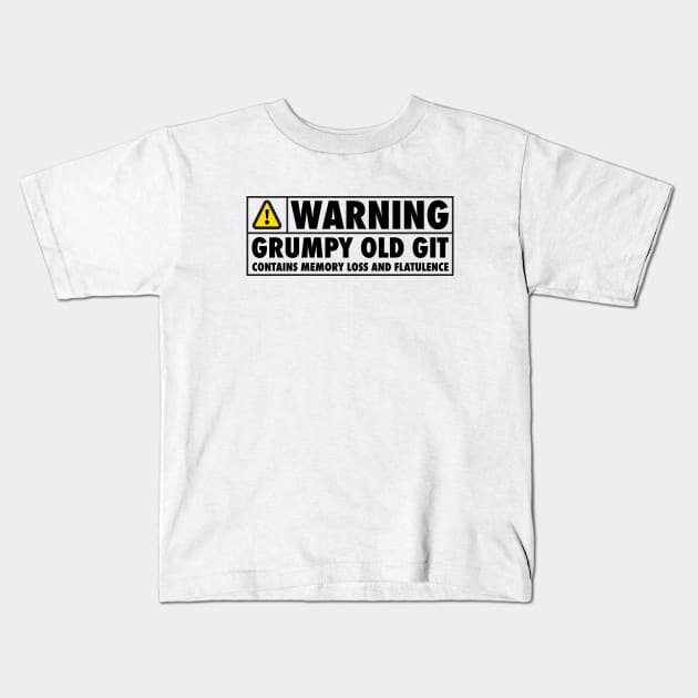 Grumpy Old Git Kids T-Shirt by The Gift Hub